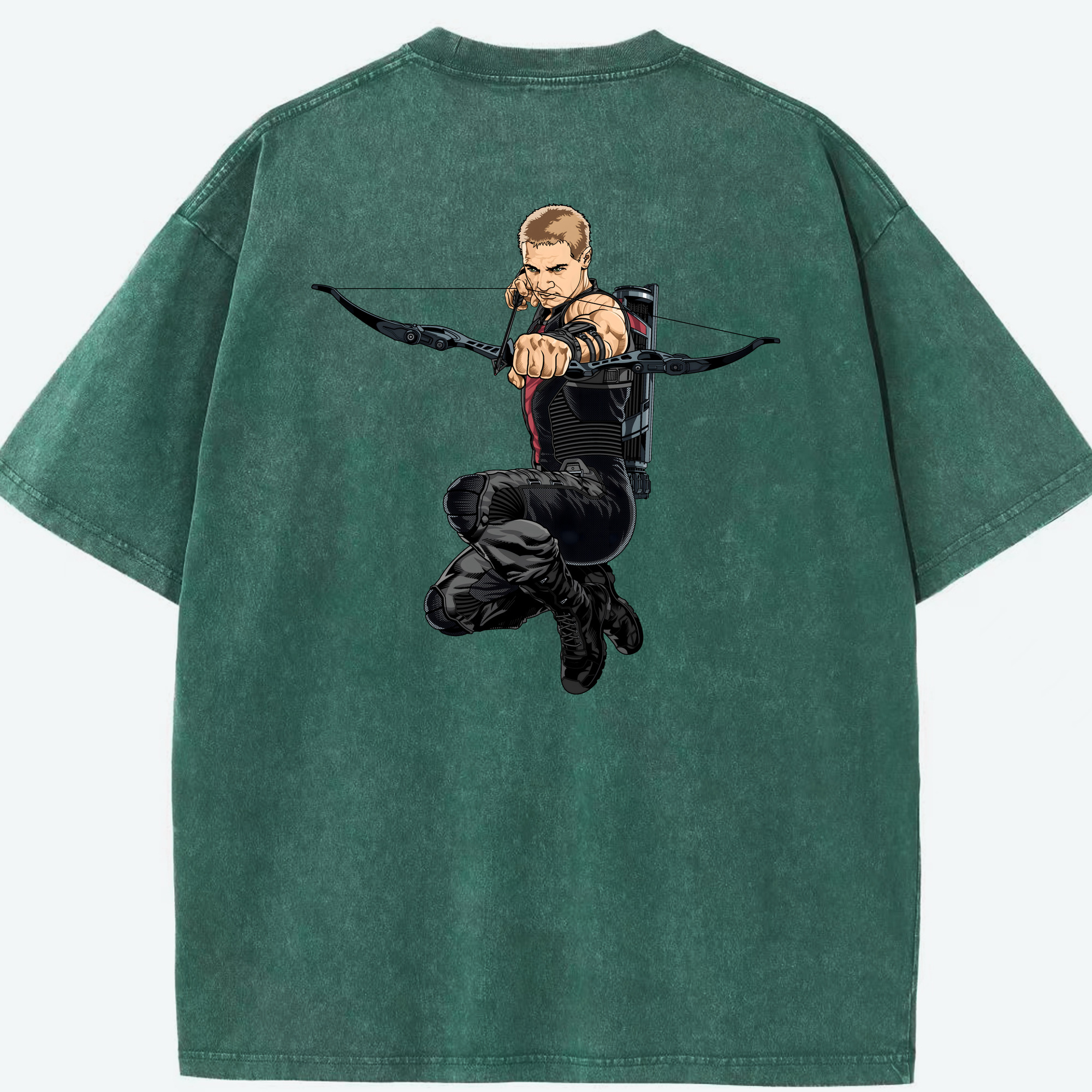 （画像用） アベンジャーズ The Avengers 綿100% ヴィンテージ風 半袖Tシャツ（背面プリント）